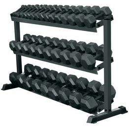 York 3 Tier Dumbell Rack (Not including weights)
