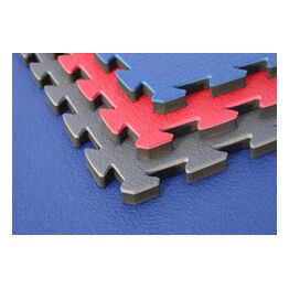 Solid Rubber Interlocking Mats (1metre square, 20mm thick) Commercial Quality - Black only