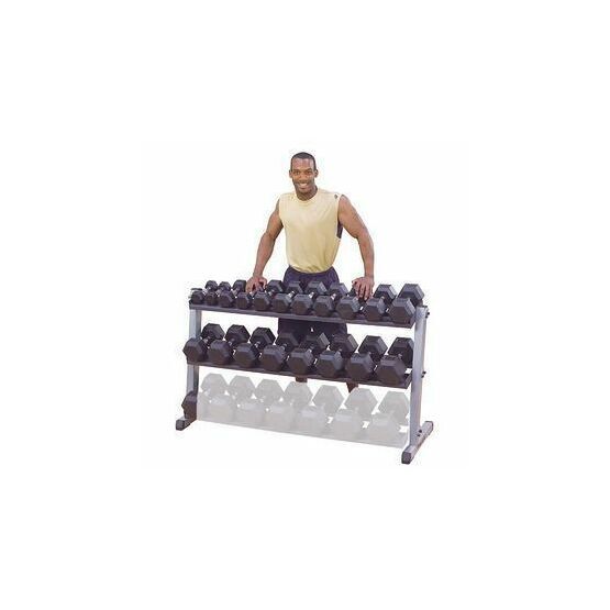 Body Solid 62" Wide 2 Tier Dumbell Rack (Not including weights)